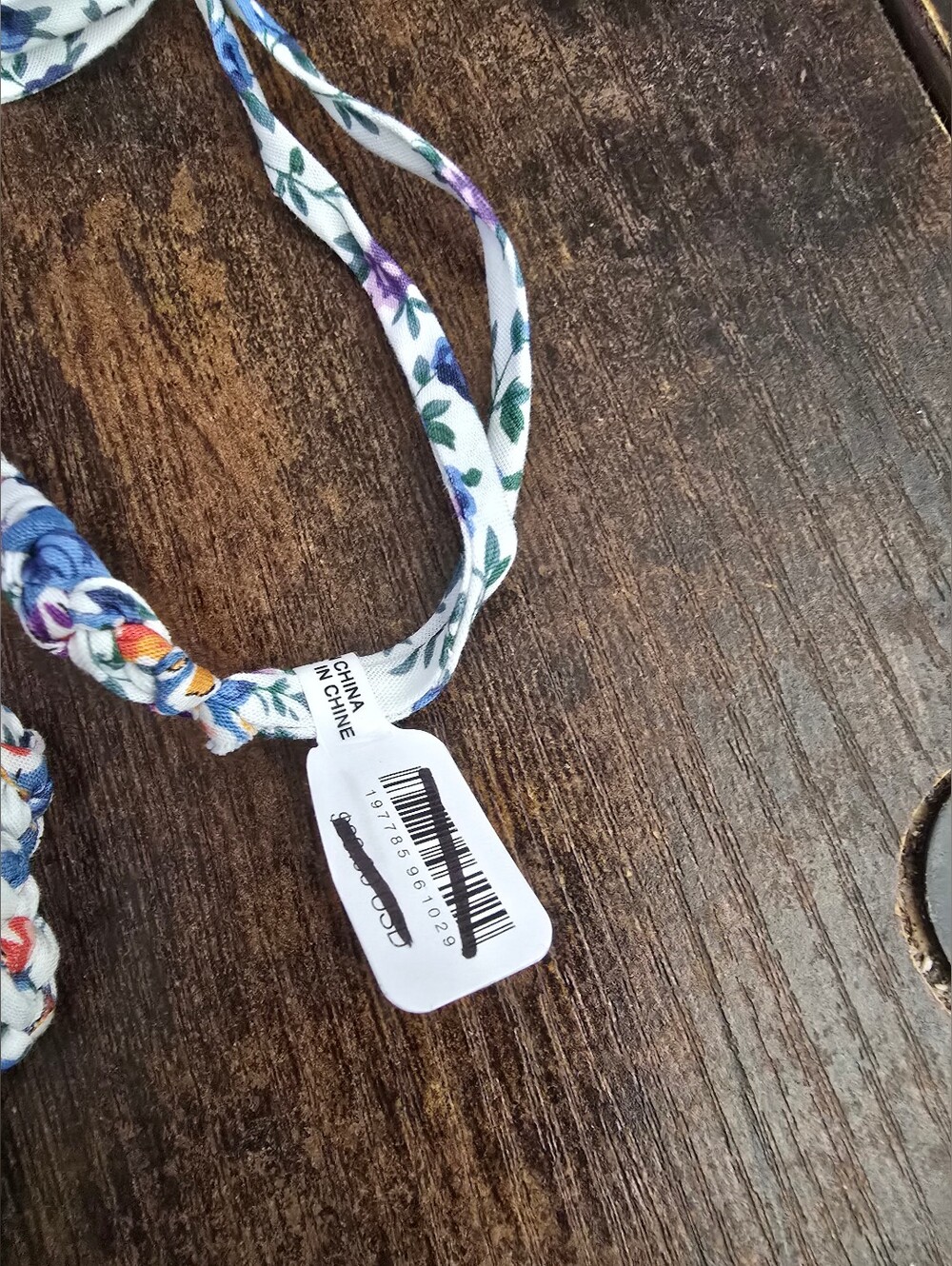 Nwt-Free People X Ariana Ost ,The Era Strand Necklace, Blue/White/Shell — image 7 of 8